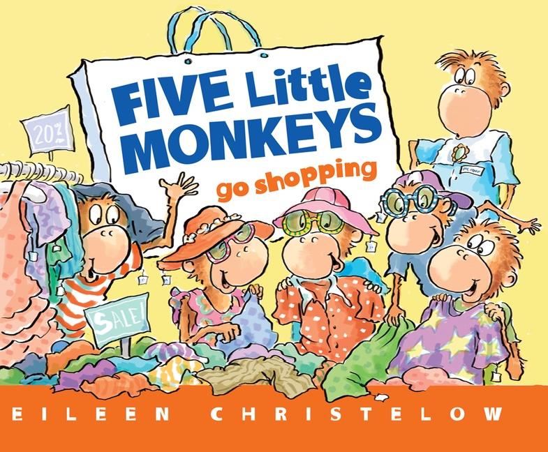 Vorderes Coverbild Five Little Monkeys Shopping for School
