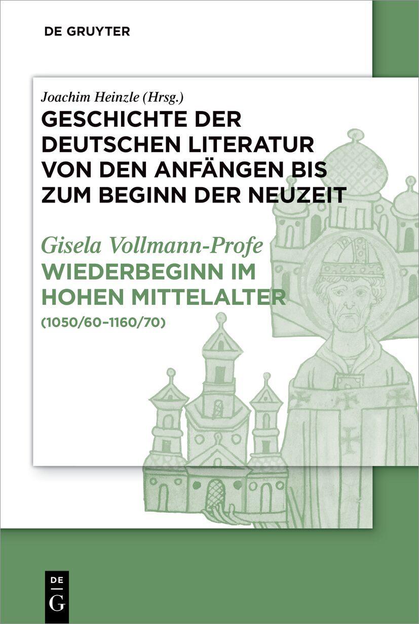 Vorderes Coverbild Wiederbeginn volkssprachiger Schriftlichkeit im hohen Mittelalter