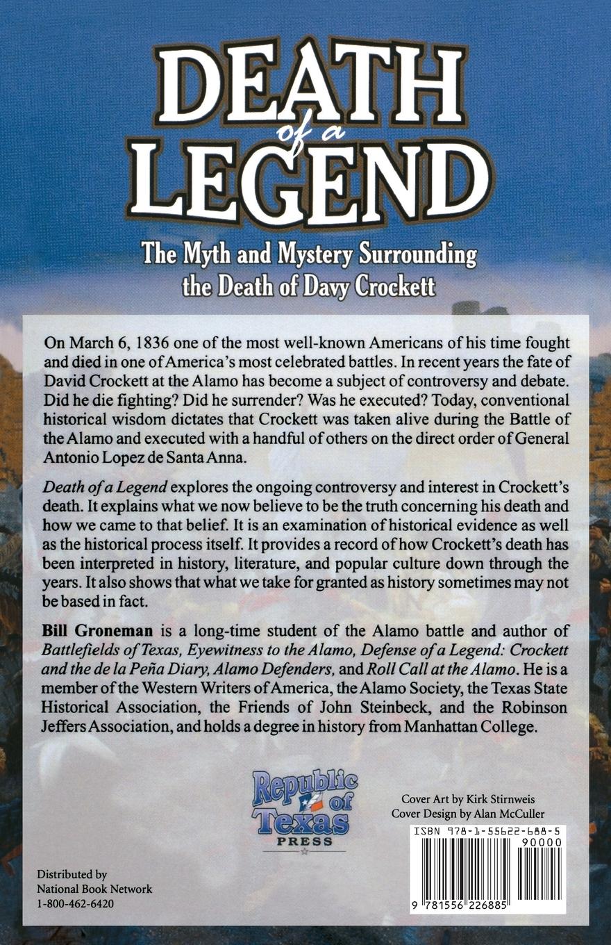 Rückseitencover Death of a Legend