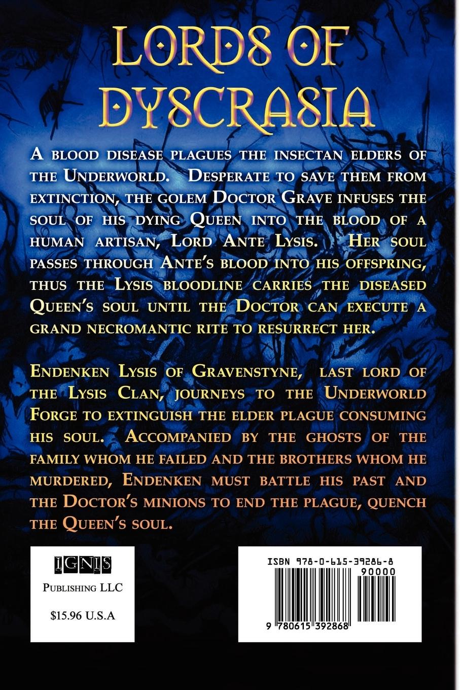 Rückseitencover Lords of Dyscrasia