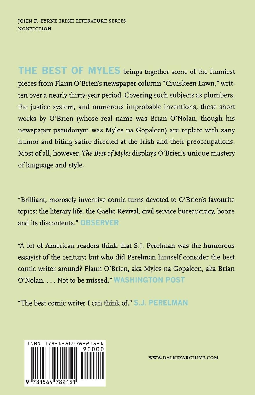 Rückseitencover Best of Myles