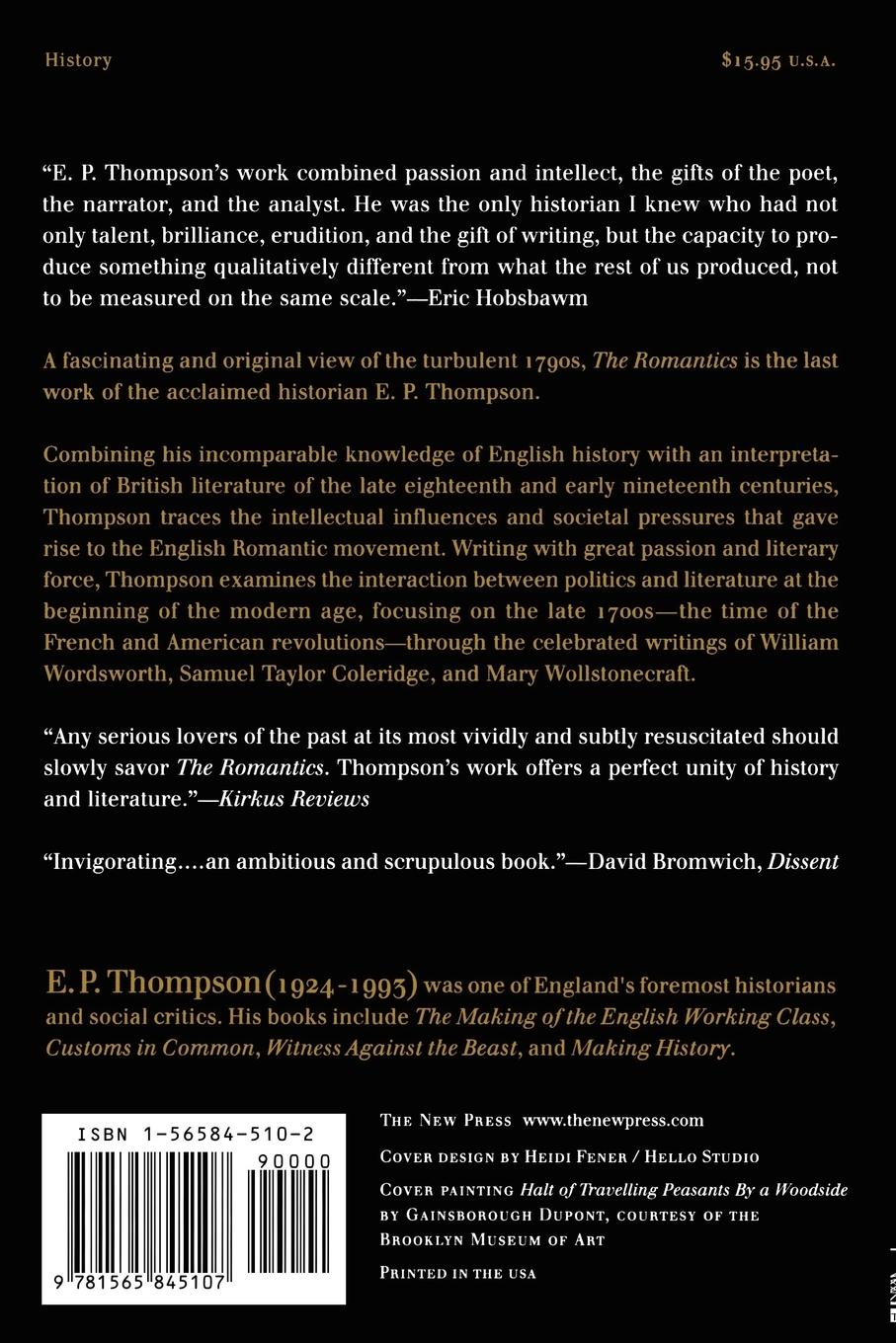 Rückseitencover The Romantics