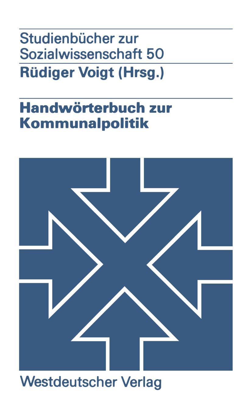 Vorderes Coverbild Handwörterbuch zur Kommunalpolitik