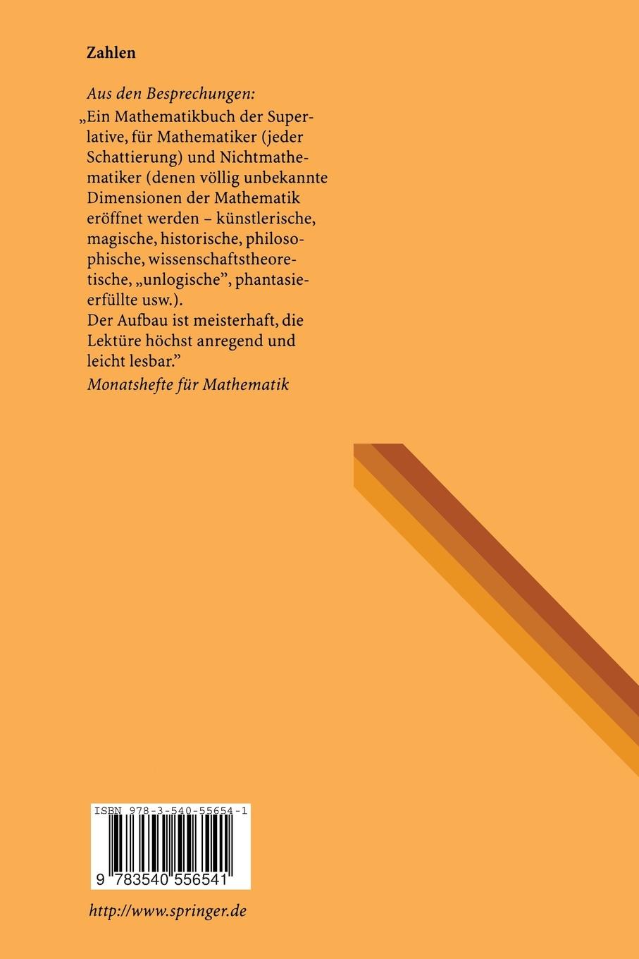 Rückseitencover Zahlen