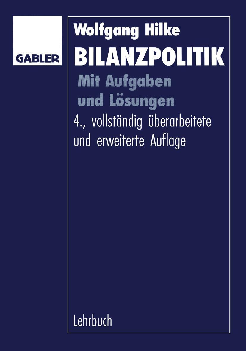 Vorderes Coverbild Bilanzpolitik