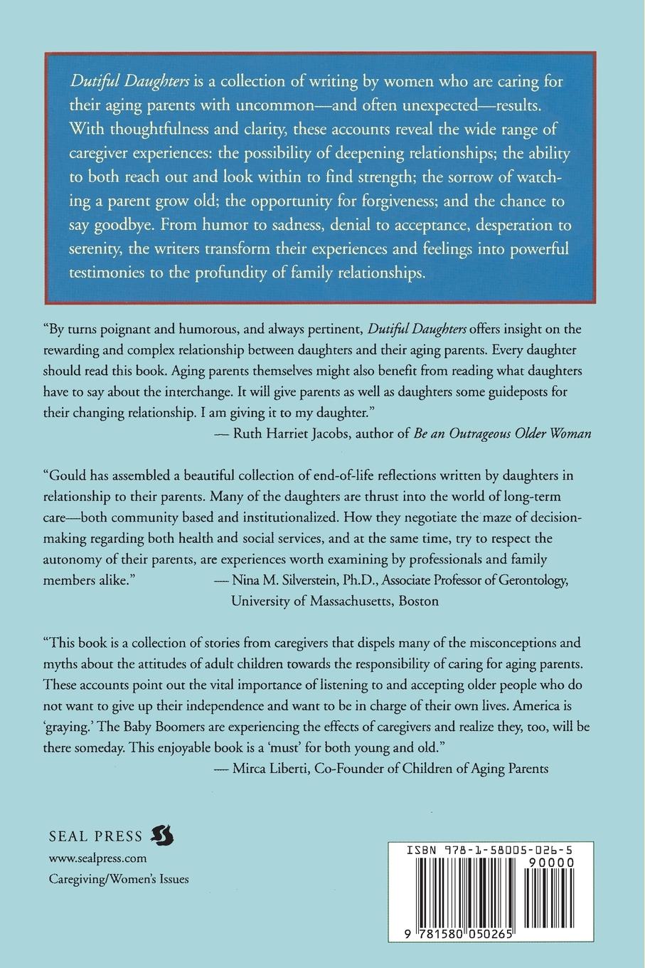 Rückseitencover Dutiful Daughters