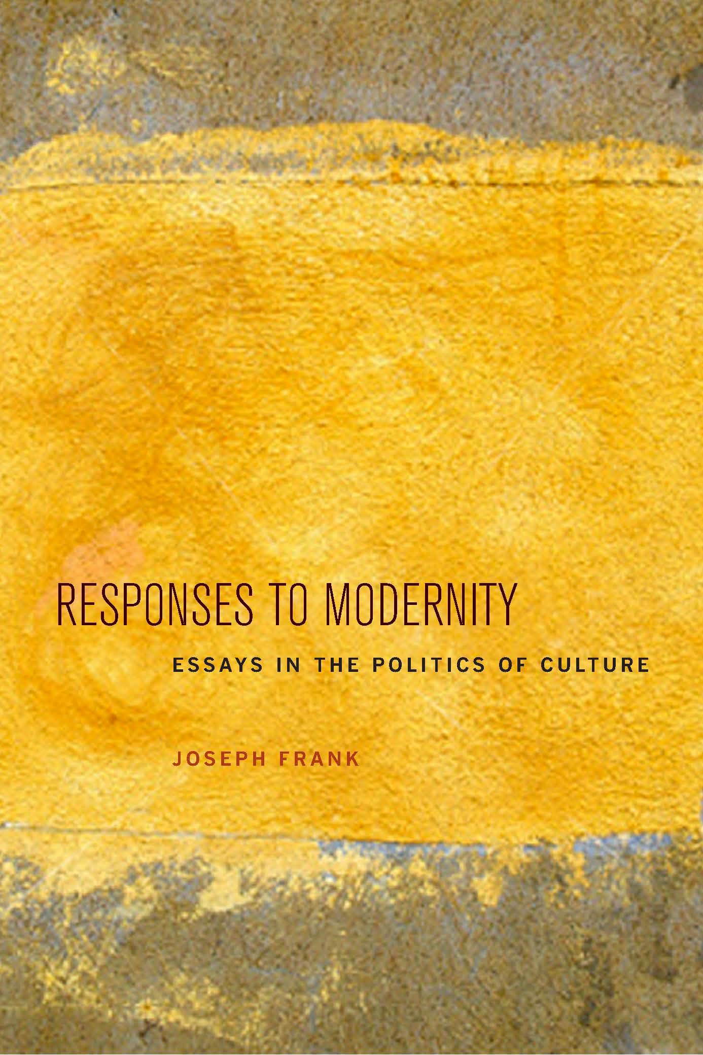 Vorderes Coverbild Responses to Modernity