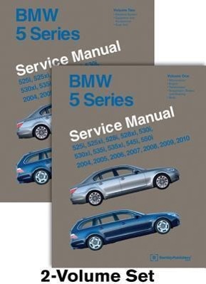 Vorderes Coverbild BMW 5 Series (E60, E61) Service Manual: 2004, 2005, 2006, 2007, 2008, 2009, 2010