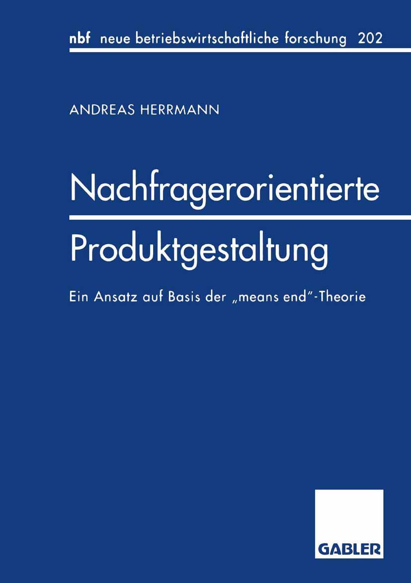 Vorderes Coverbild Nachfragerorientierte Produktgestaltung