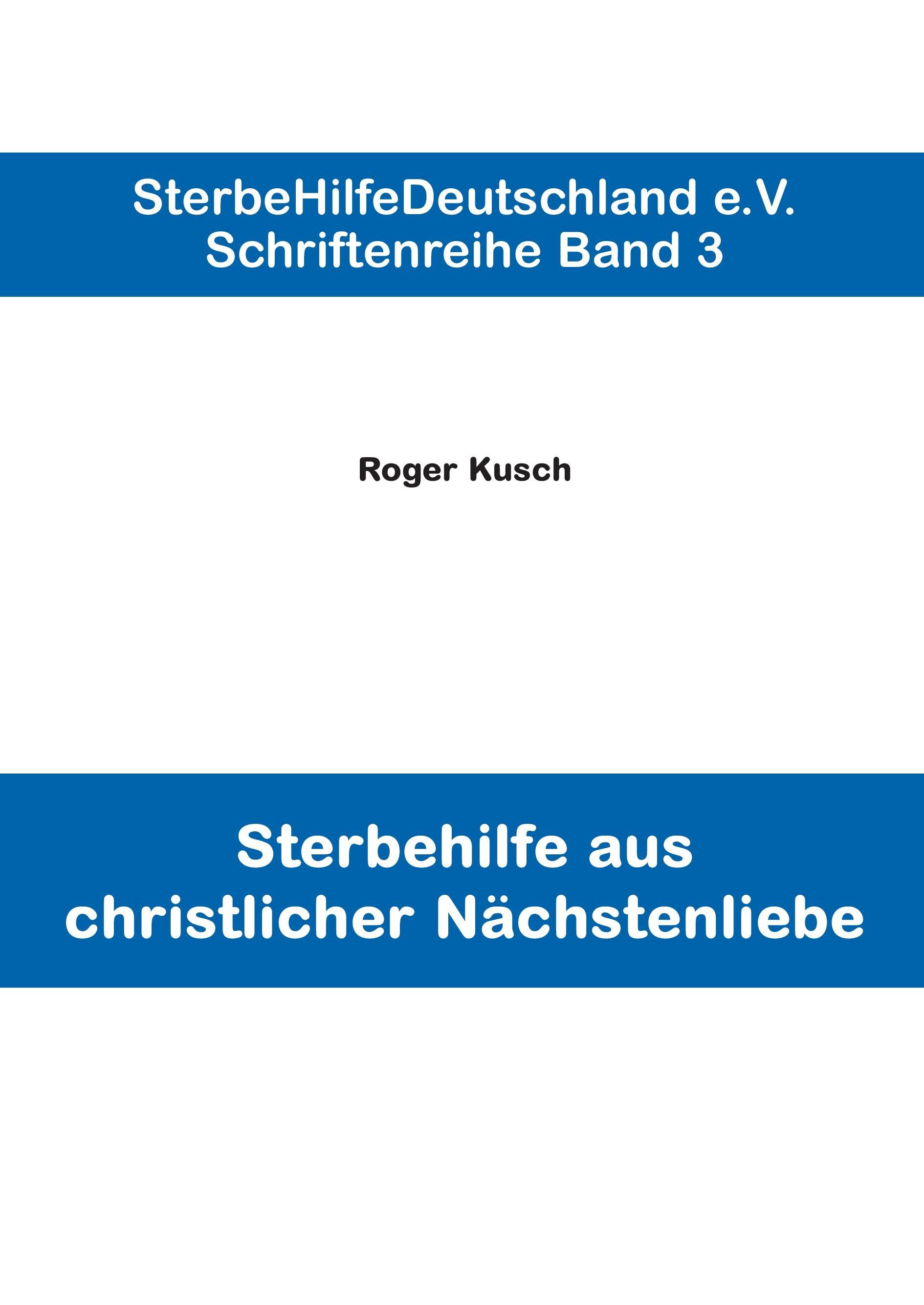 Vorderes Coverbild Sterbehilfe aus christlicher Nächstenliebe