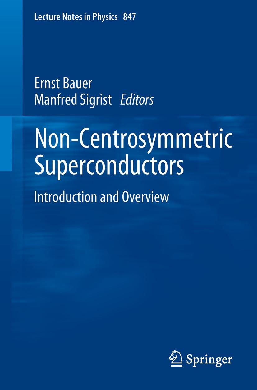 Vorderes Coverbild Non-Centrosymmetric Superconductors