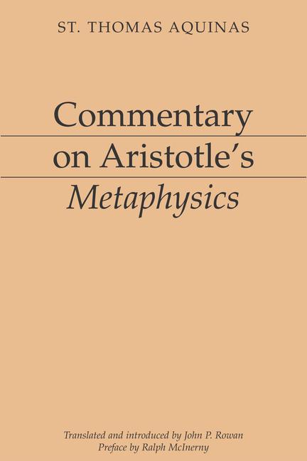 Vorderes Coverbild Commentary on Aristotle's Metaphysics