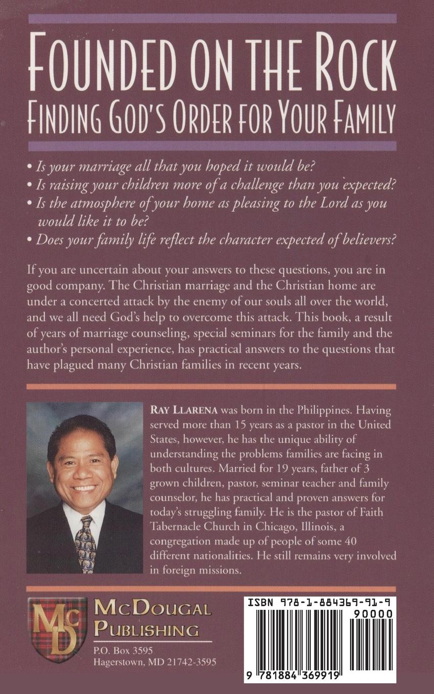 Rückseitencover Founded on the Rock