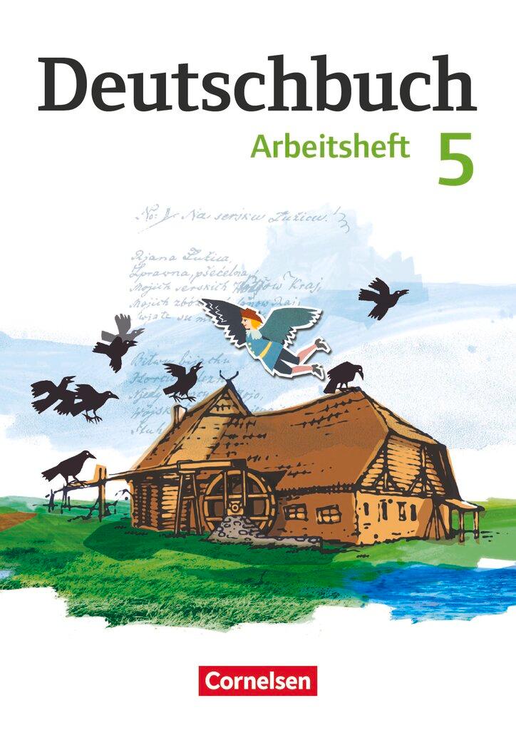 Vorderes Coverbild Deutschbuch 5. Schuljahr Gymnasium. Arbeitsheft mit Lösungen. Östliche Bundesländer und Berlin