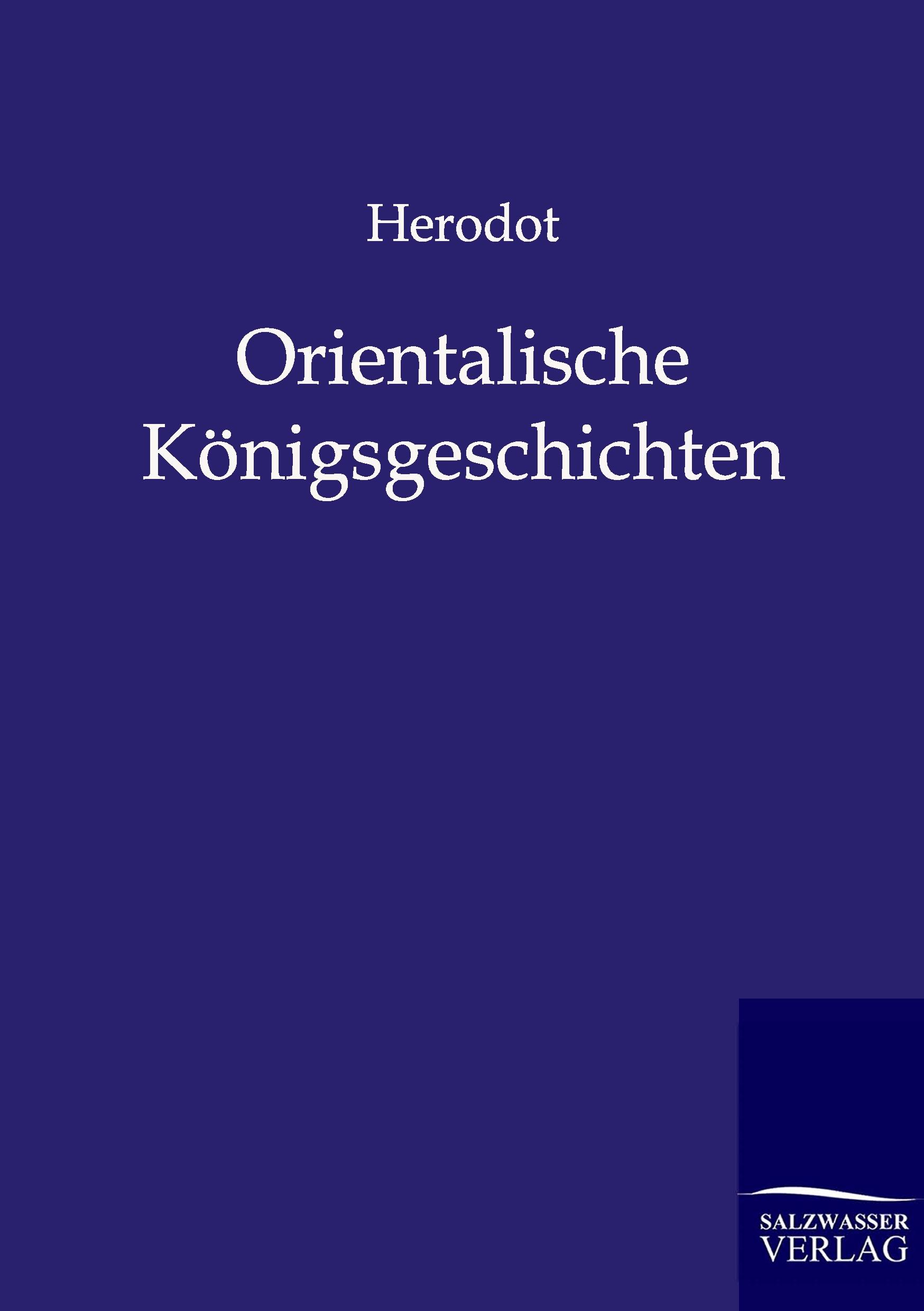 Vorderes Coverbild Orientalische Königsgeschichten