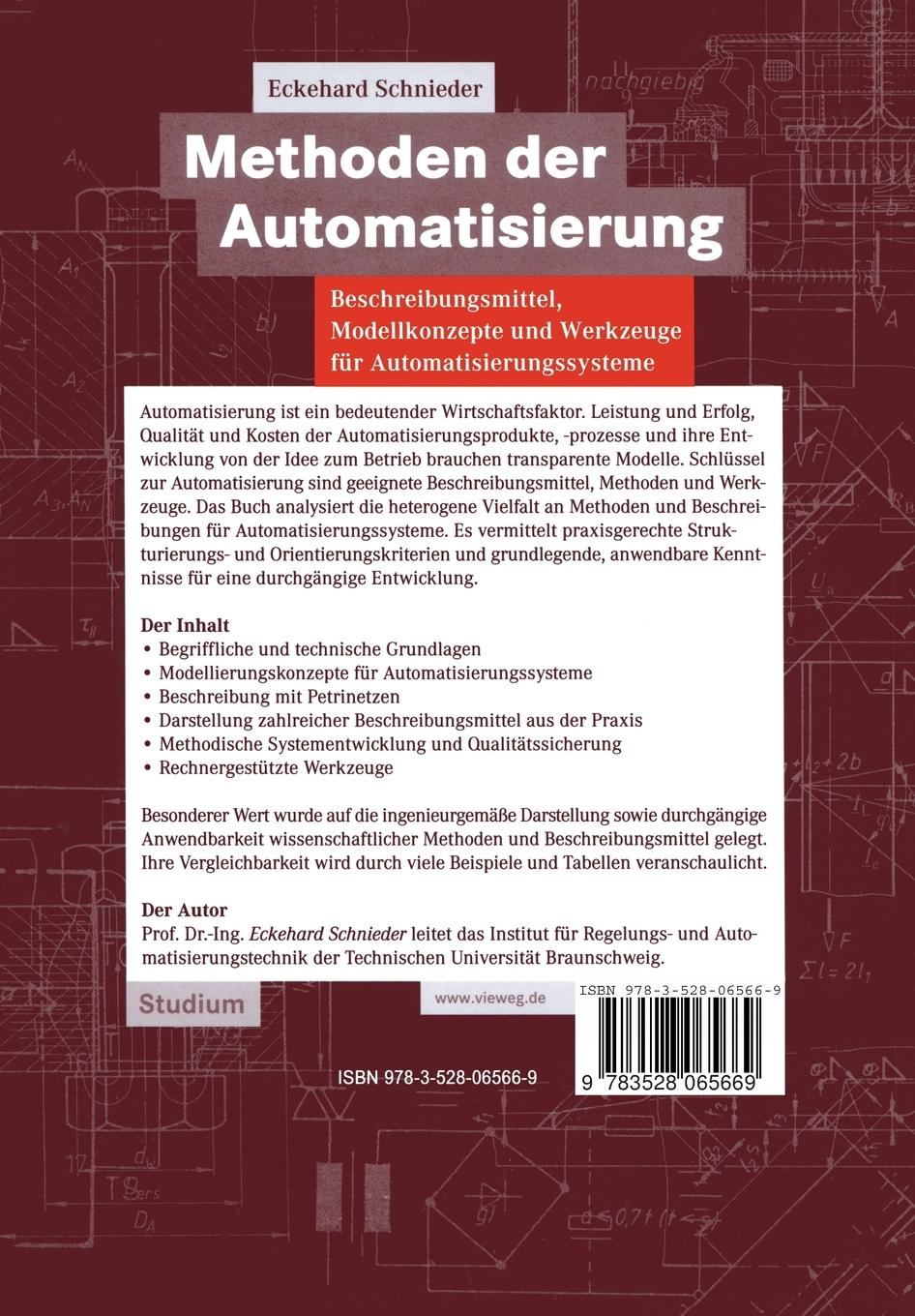 Rückseitencover Methoden der Automatisierung