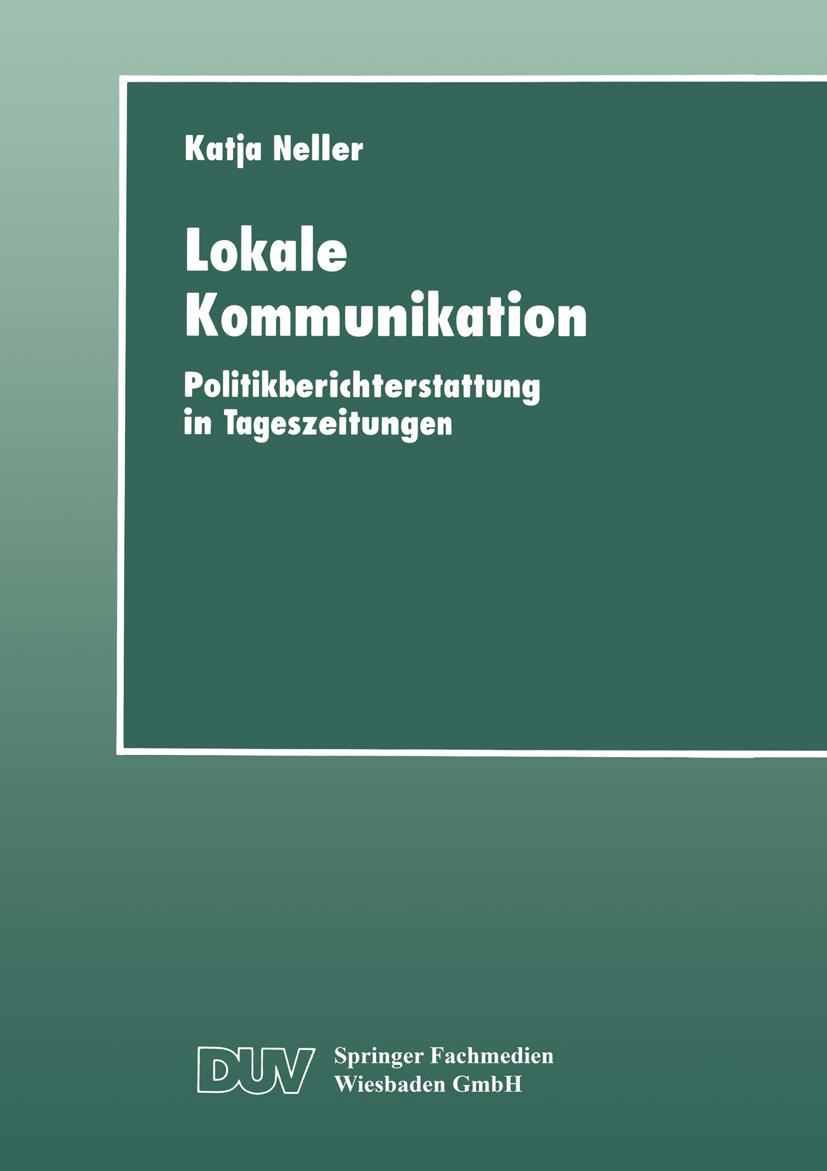 Vorderes Coverbild Lokale Kommunikation