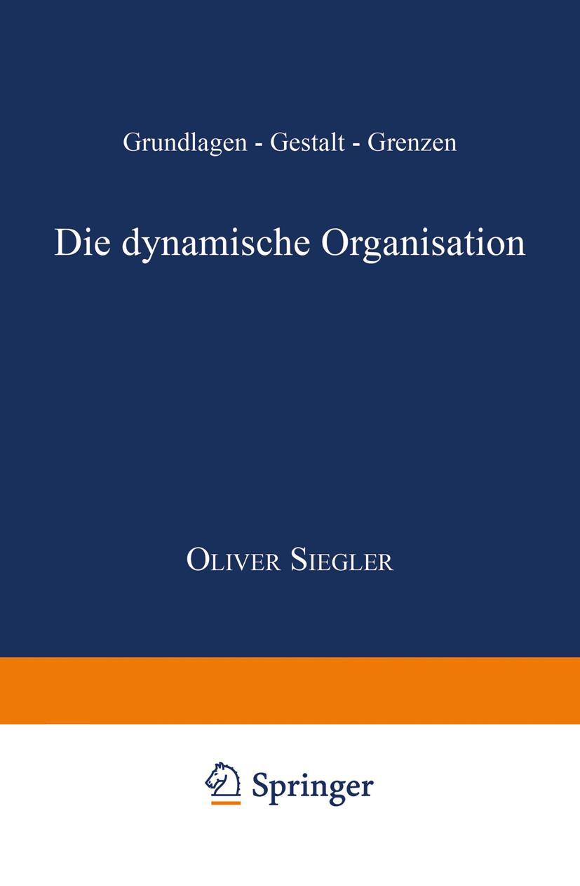 Vorderes Coverbild Die dynamische Organisation