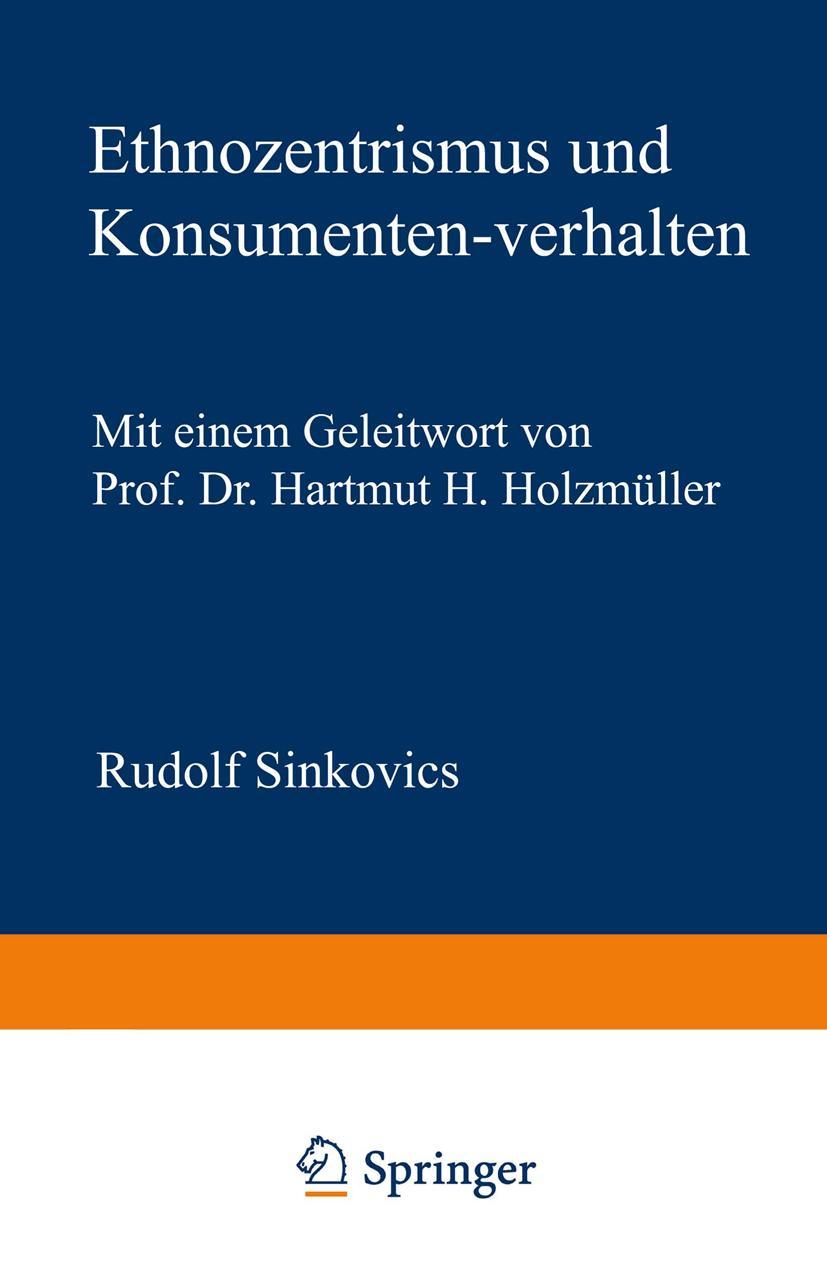 Vorderes Coverbild Ethnozentrismus und Konsumentenverhalten