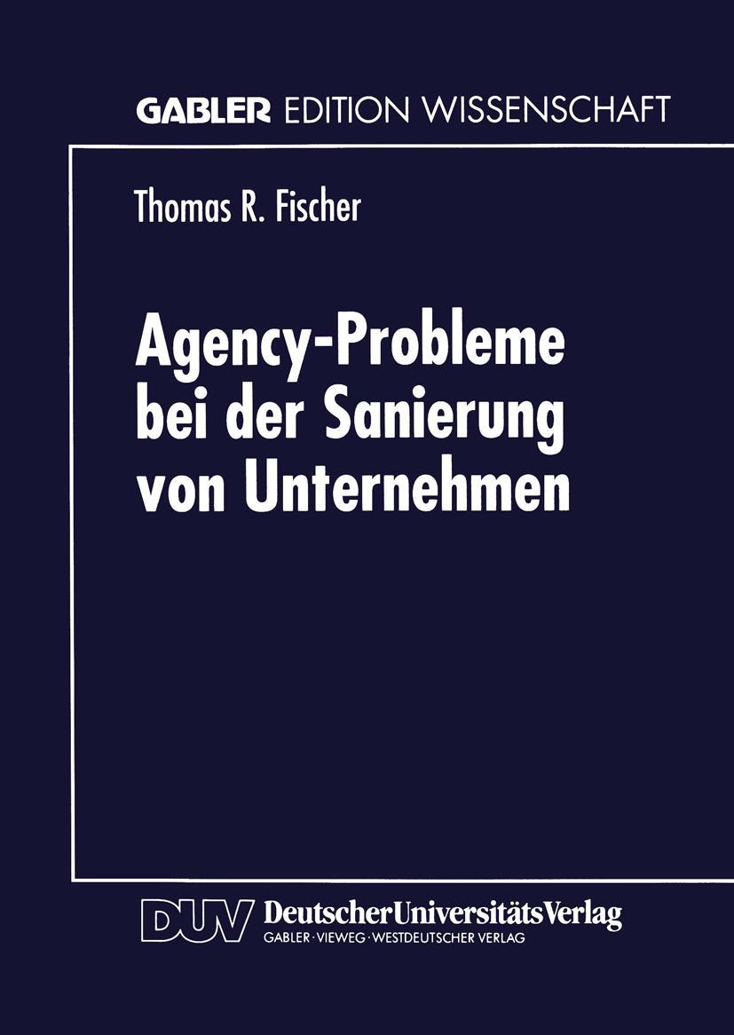 Vorderes Coverbild Agency-Probleme bei der Sanierung von Unternehmen