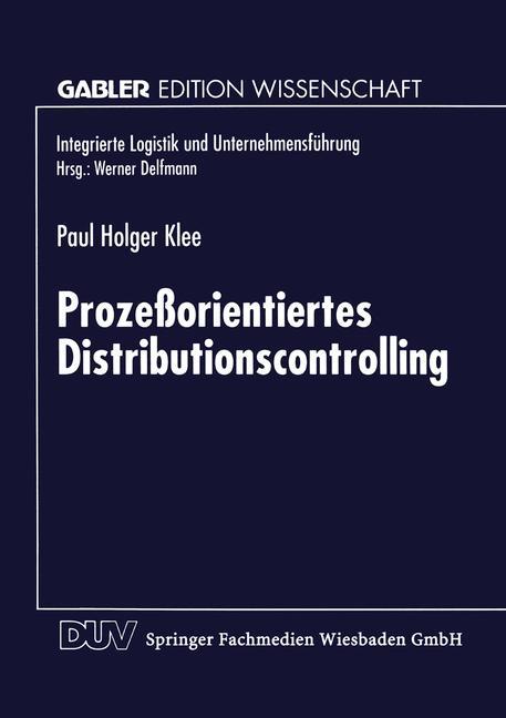 Vorderes Coverbild Prozeßorientiertes Distributionscontrolling