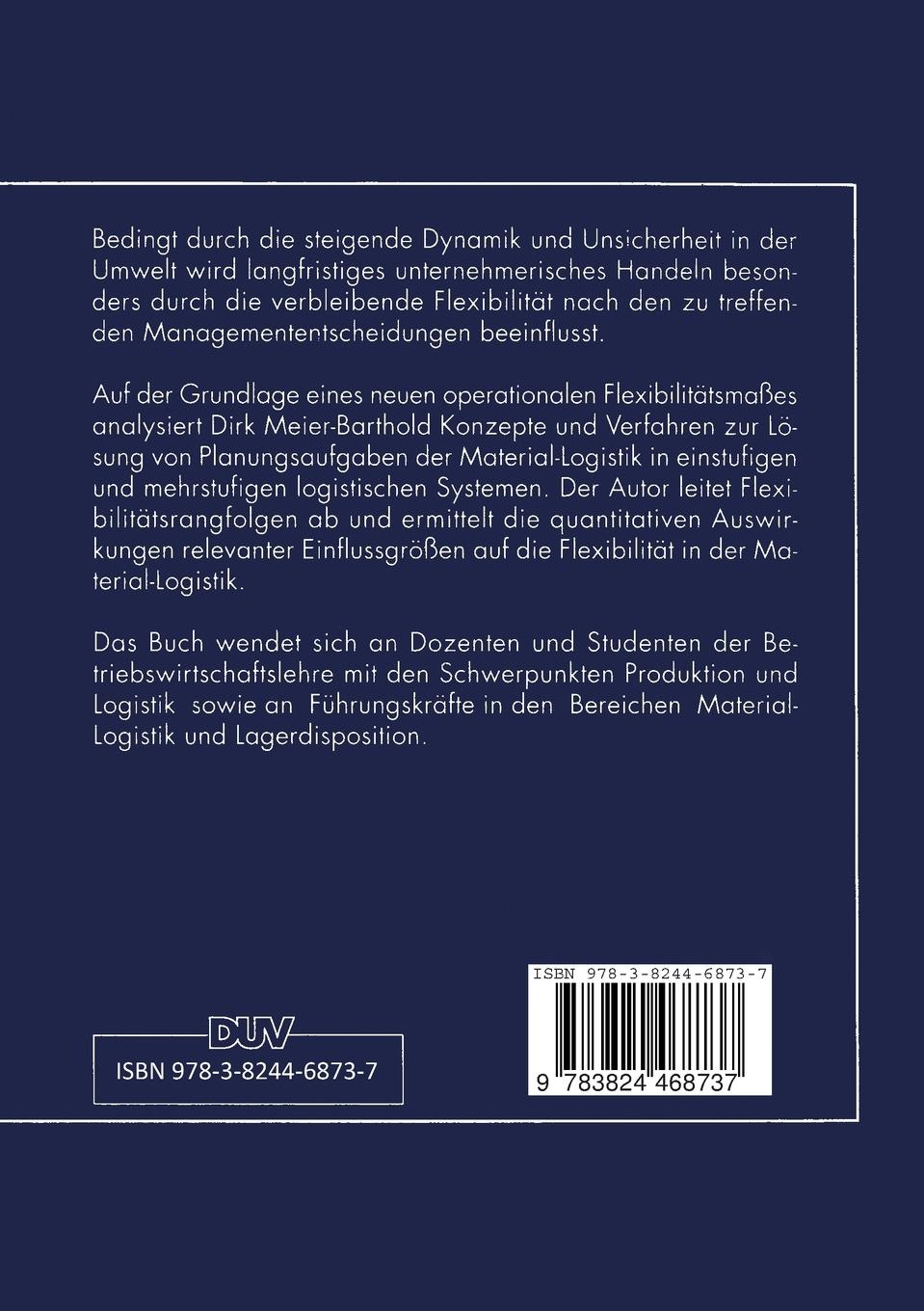 Rückseitencover Flexibilität in der Material-Logistik