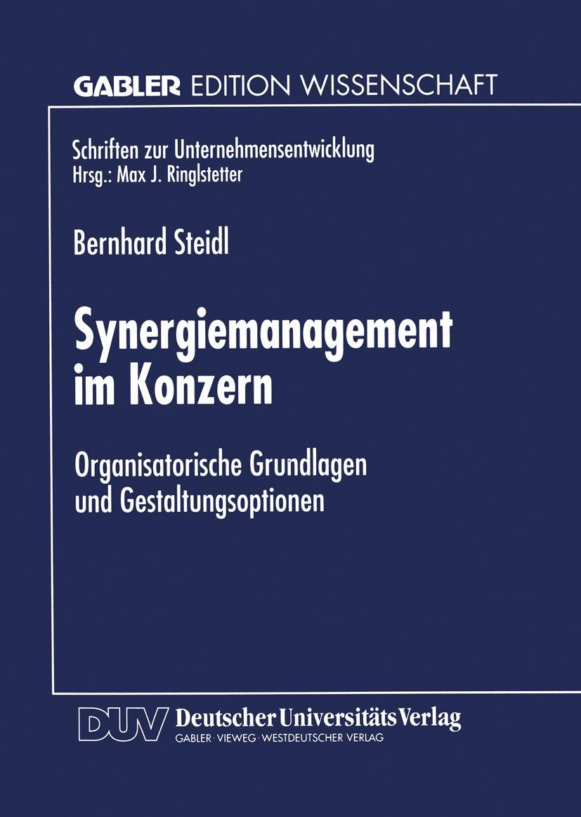 Vorderes Coverbild Synergiemanagement im Konzern