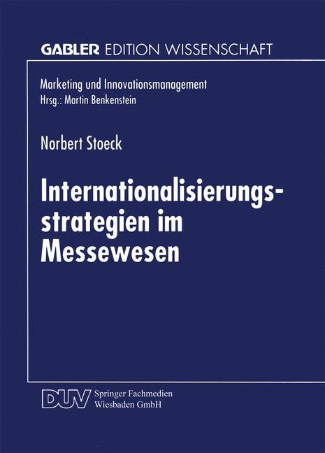 Vorderes Coverbild Internationalisierungsstrategien im Messewesen