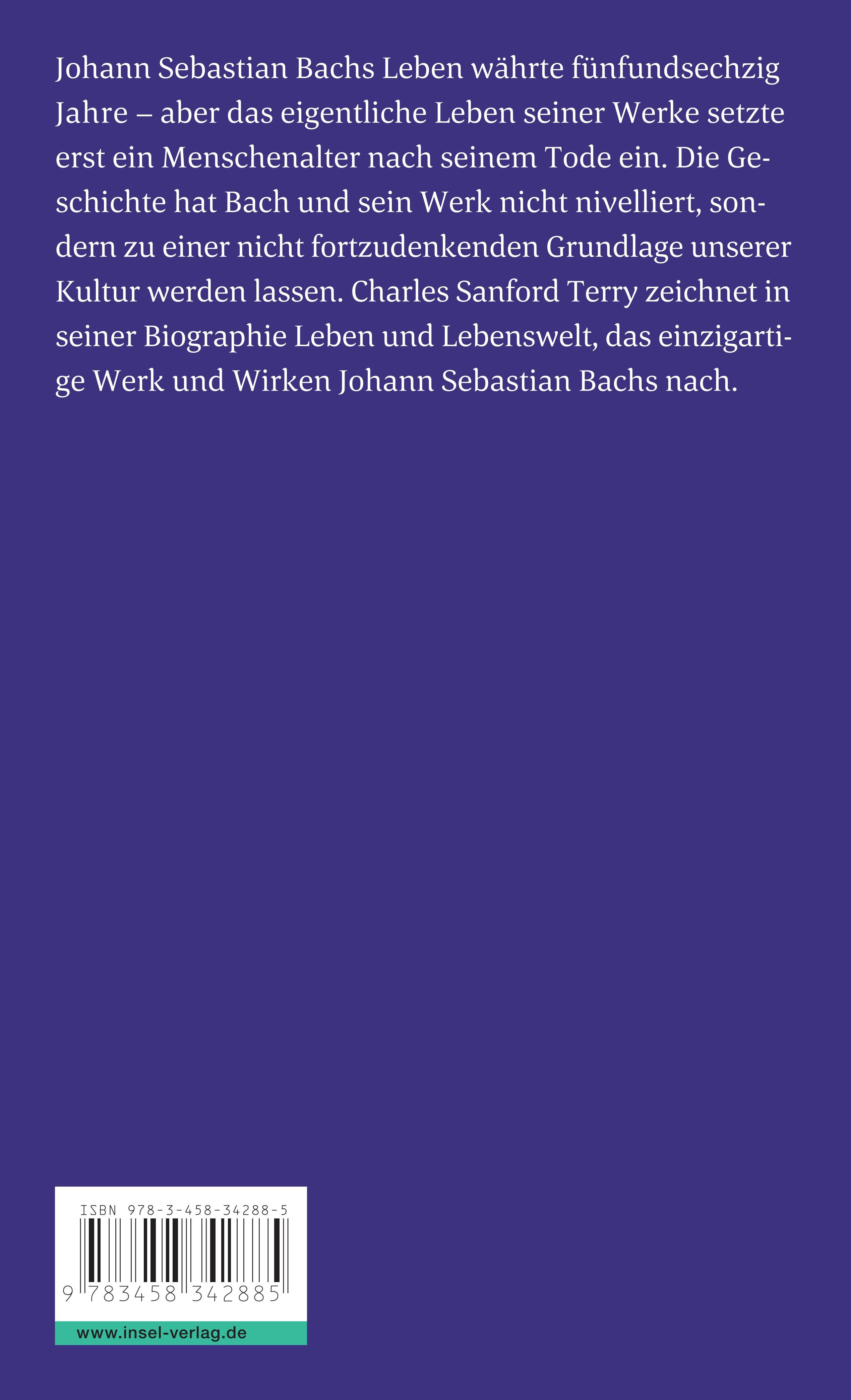 Rückseitencover Johann Sebastian Bach