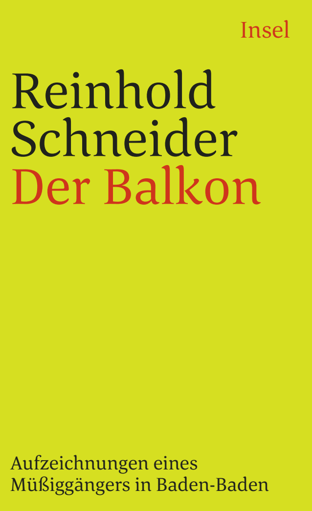 Vorderes Coverbild Der Balkon