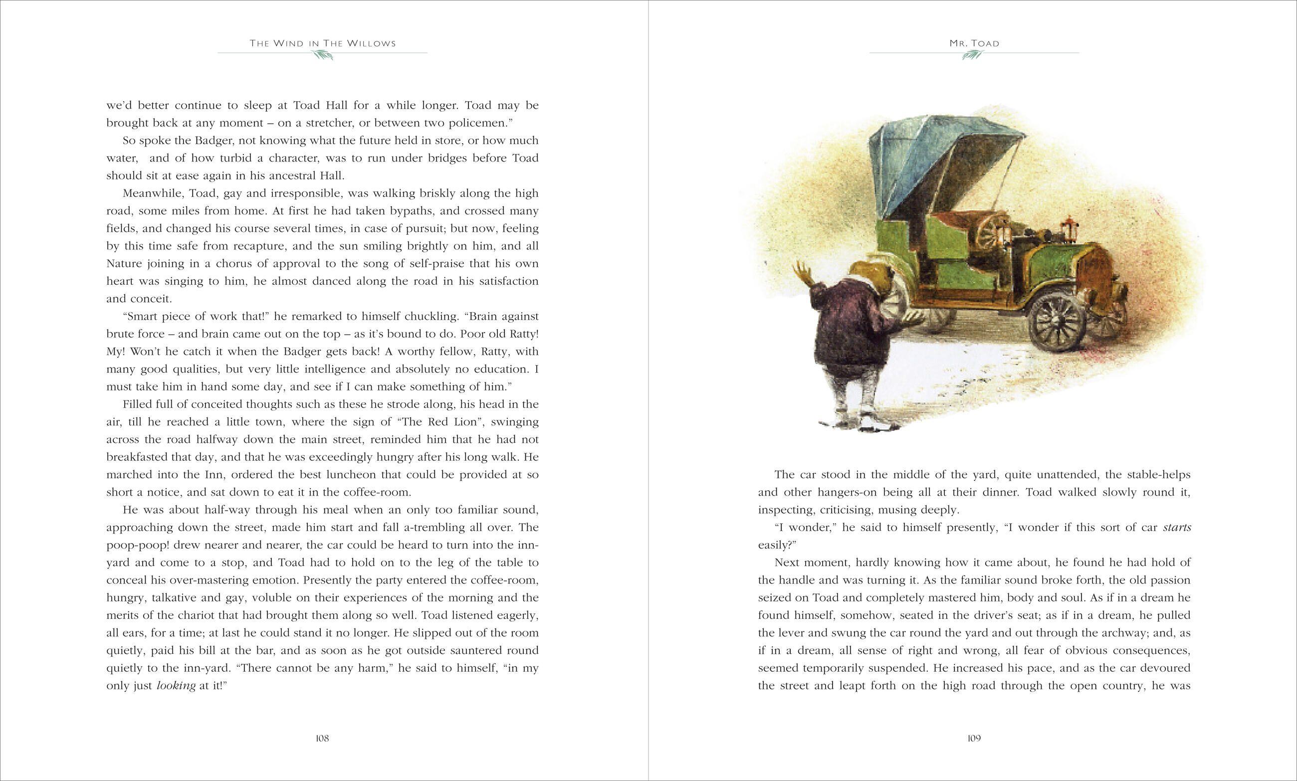 Beispielinhalt (Bild) The Wind in the Willows