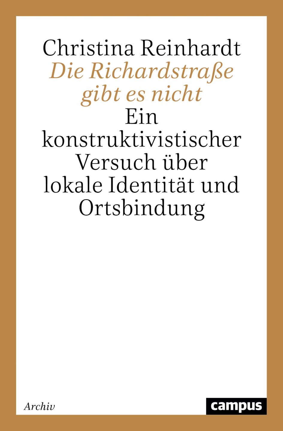 Vorderes Coverbild Die Richardstraße gibt es nicht