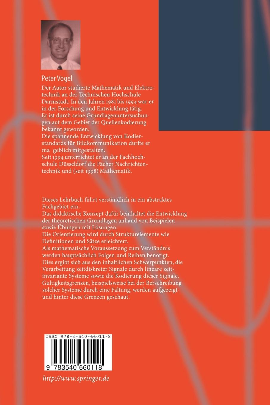 Rückseitencover Signaltheorie und Kodierung