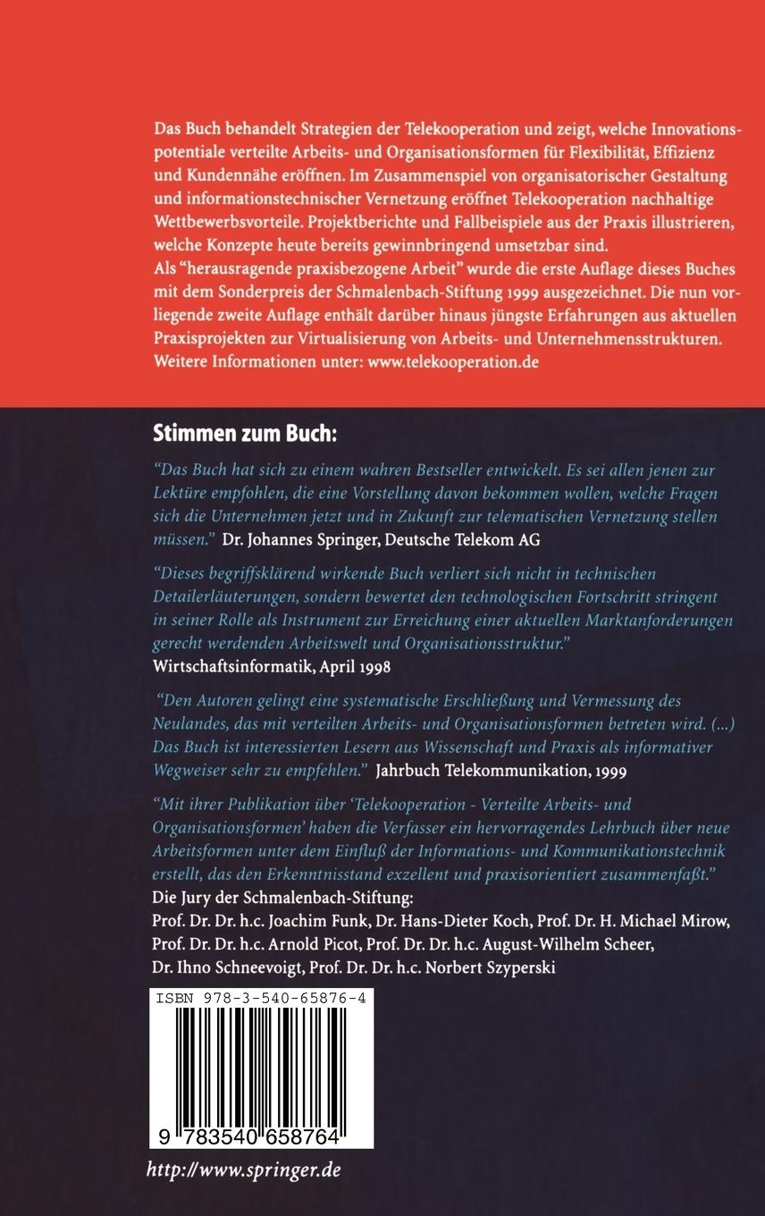 Rückseitencover Telekooperation