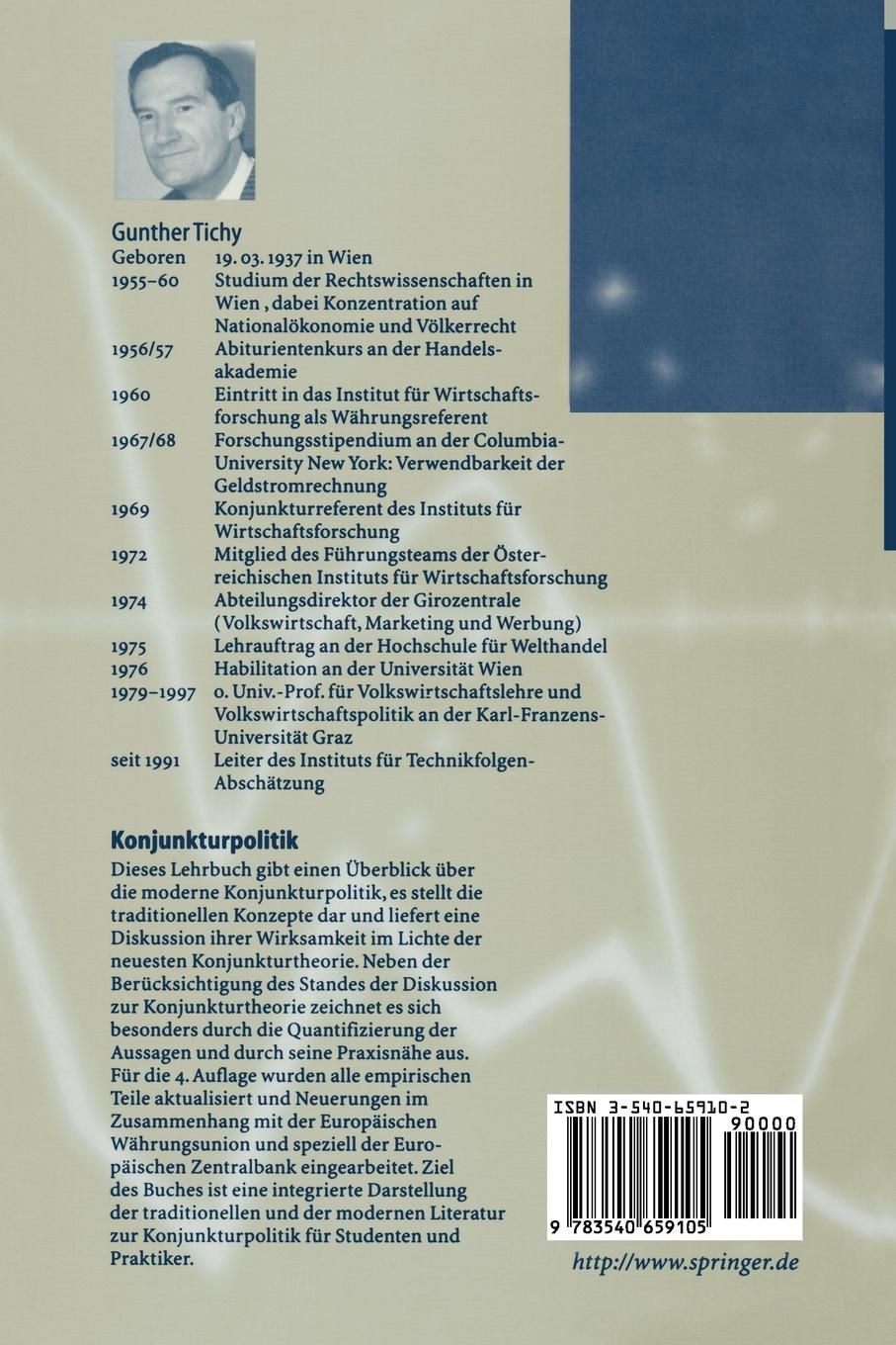 Rückseitencover Konjunkturpolitik