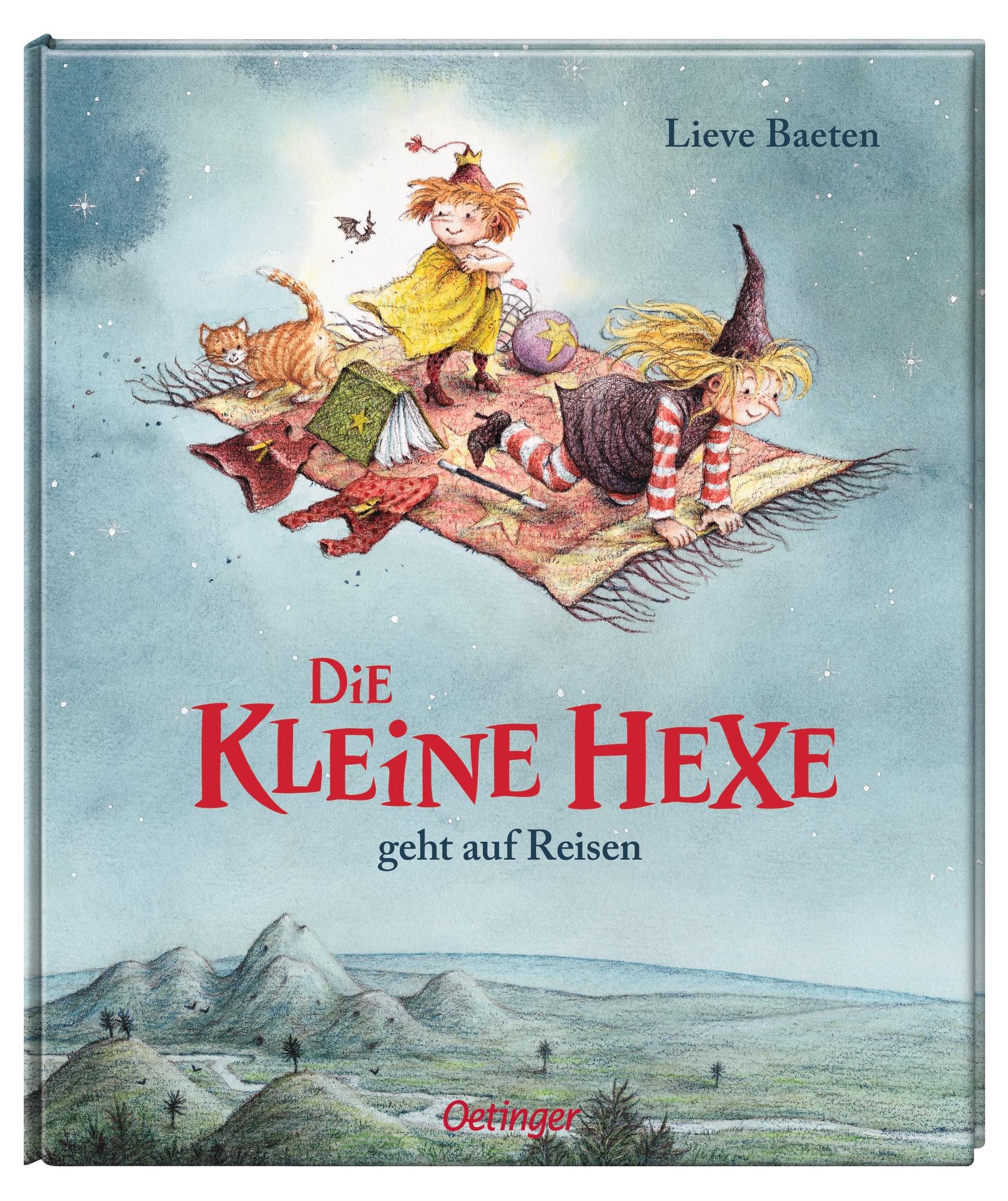 Beispielinhalt (Bild) Die kleine Hexe geht auf Reisen
