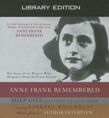 Vorderes Coverbild Anne Frank Remembered (Library Edition)