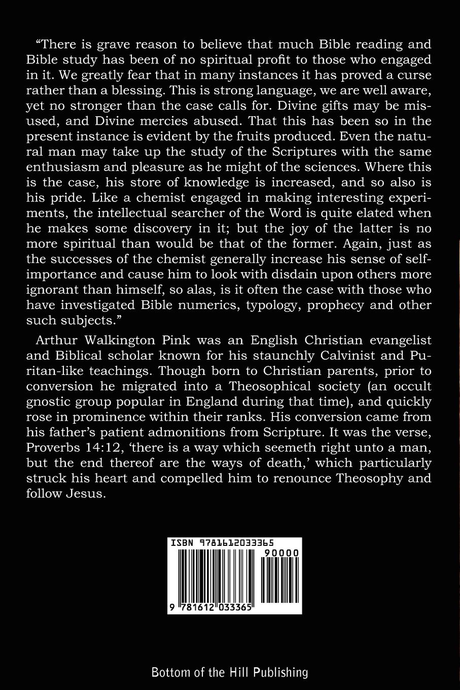 Rückseitencover Profiting from the Word