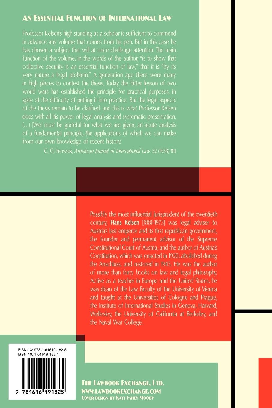 Rückseitencover Collective Security Under International Law