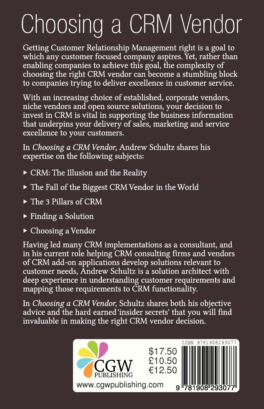 Rückseitencover Choosing a Crm Vendor