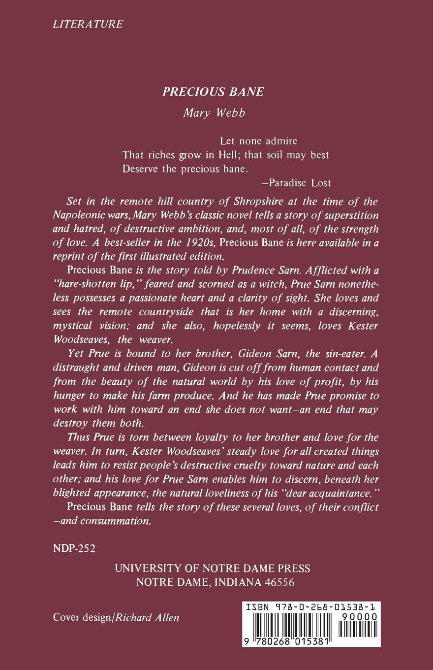 Rückseitencover Precious Bane