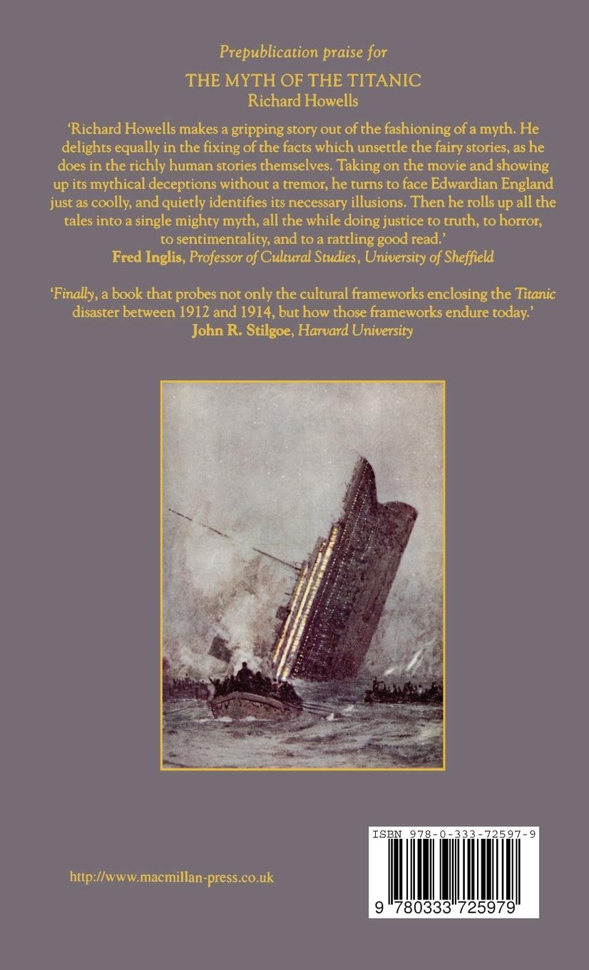 Rückseitencover The Myth of the Titanic