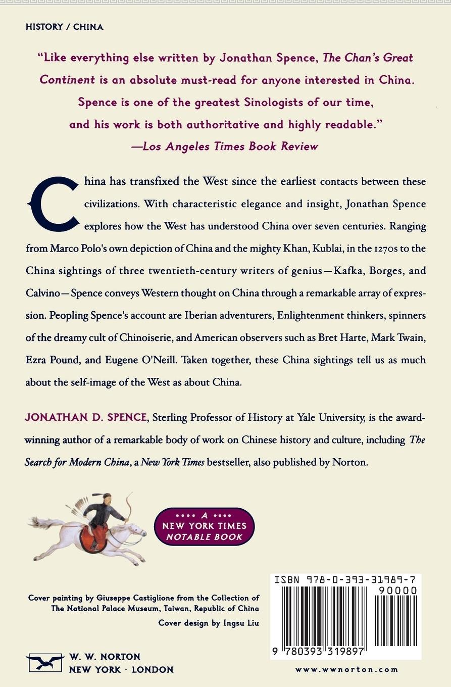 Rückseitencover The Chan's Great Continent