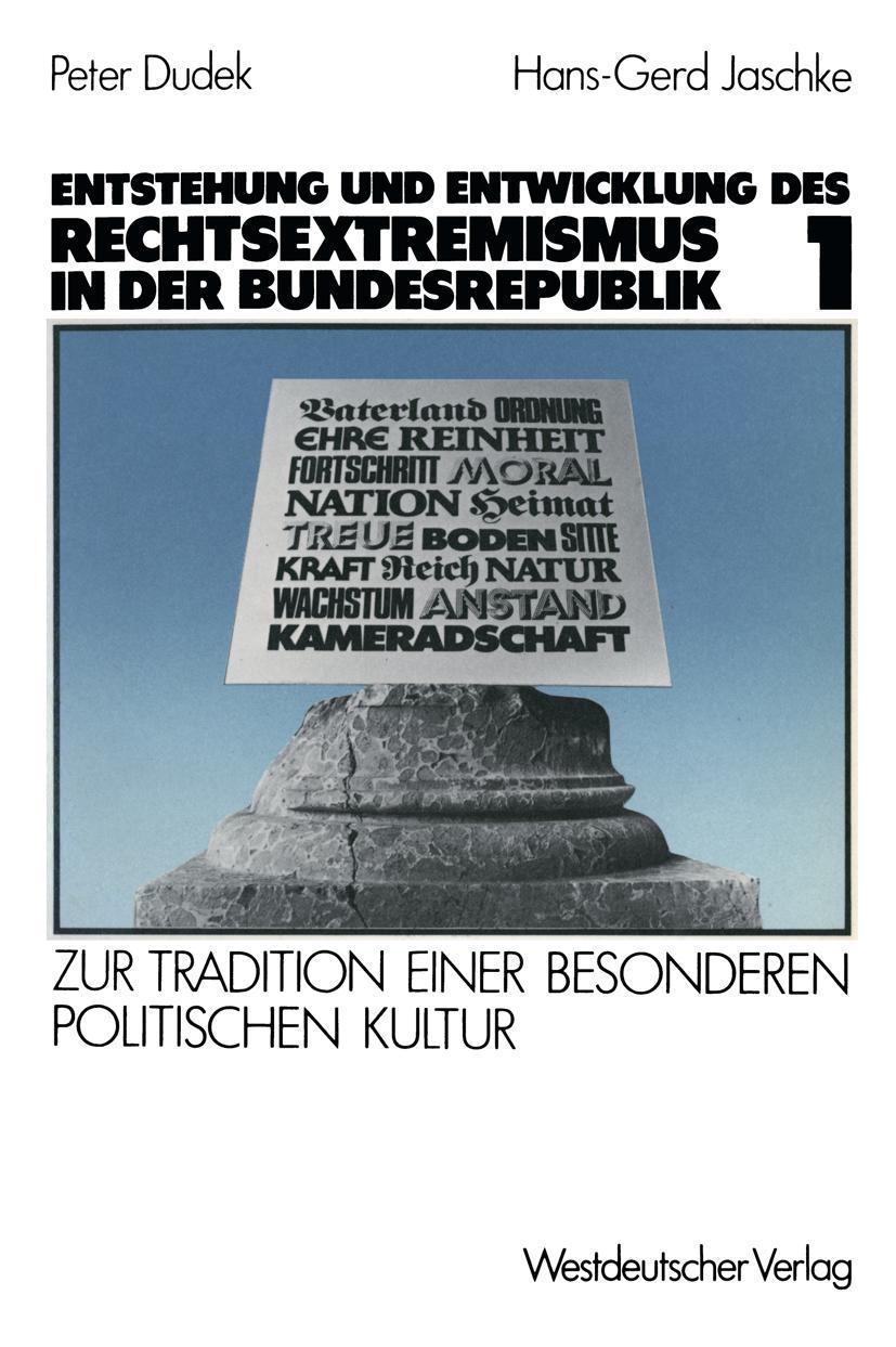 Vorderes Coverbild Entstehung und Entwicklung des Rechtsextremismus in der Bundesrepublik