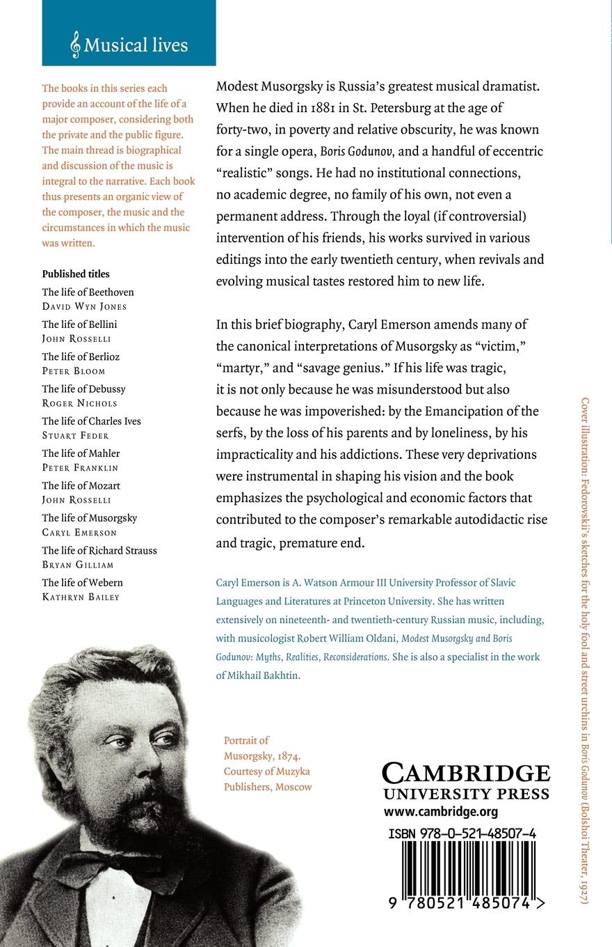 Rückseitencover The Life of Musorgsky
