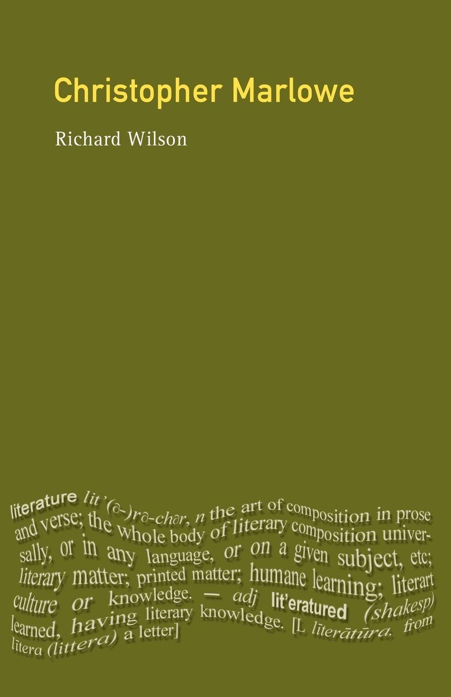 Vorderes Coverbild Christopher Marlowe