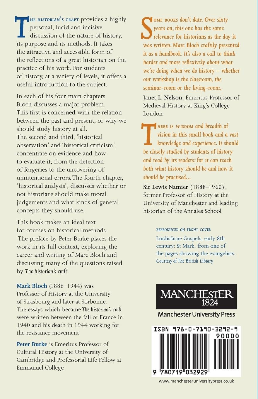 Rückseitencover The Historian's Craft