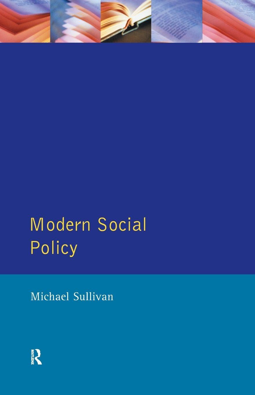Vorderes Coverbild Modern Social Policy