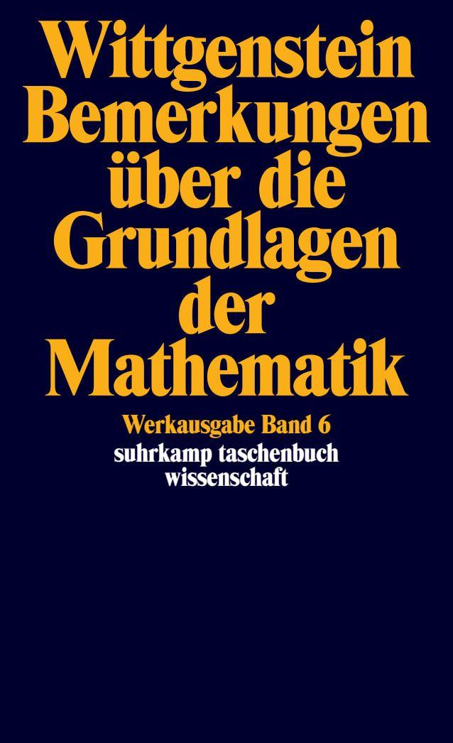 Vorderes Coverbild Bemerkungen über die Grundlagen der Mathematik