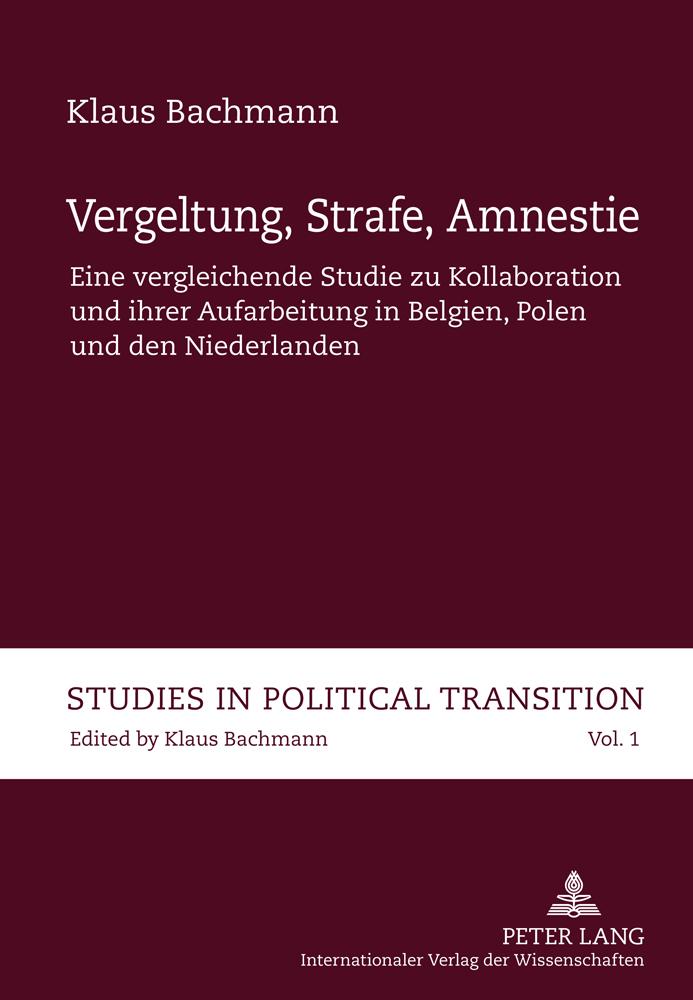Vorderes Coverbild Vergeltung, Strafe, Amnestie